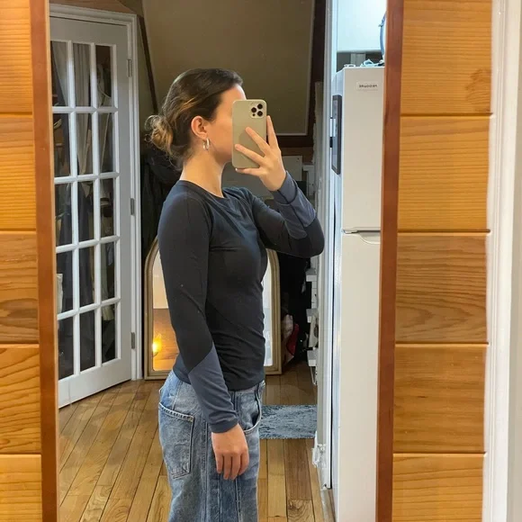 Navy Fleece Base Layer - Picture 2 of 3